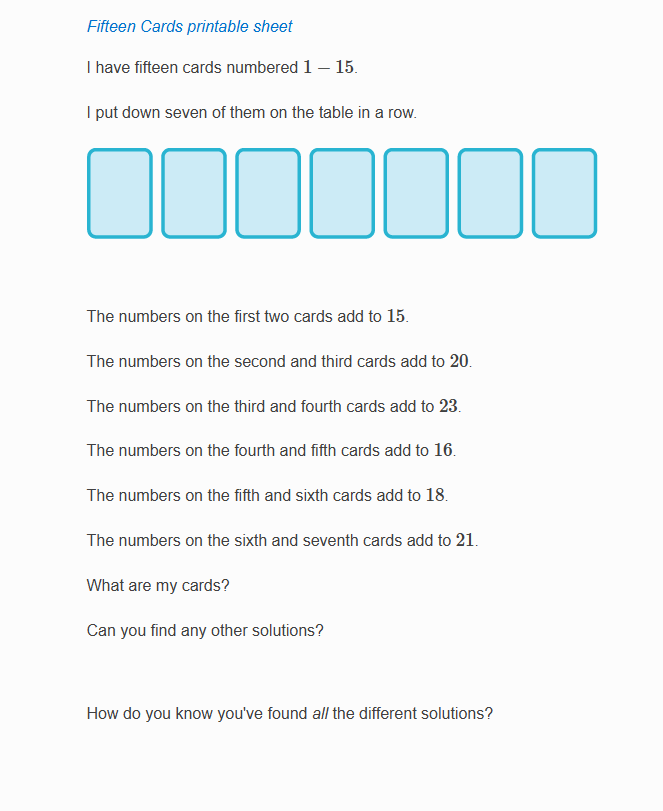 Maths Problem