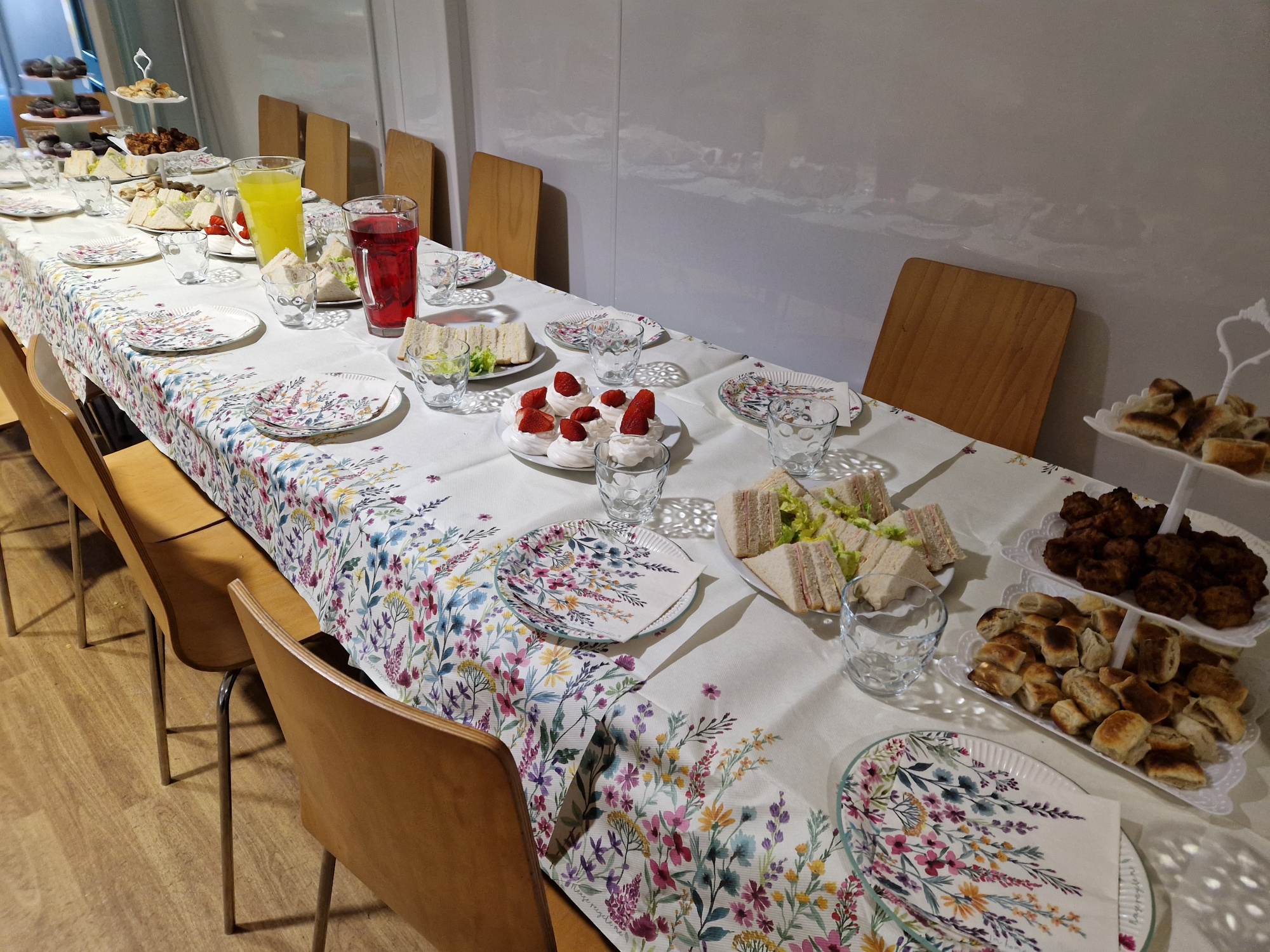 One of our Special Lunches for our 'Helping Hands' Children